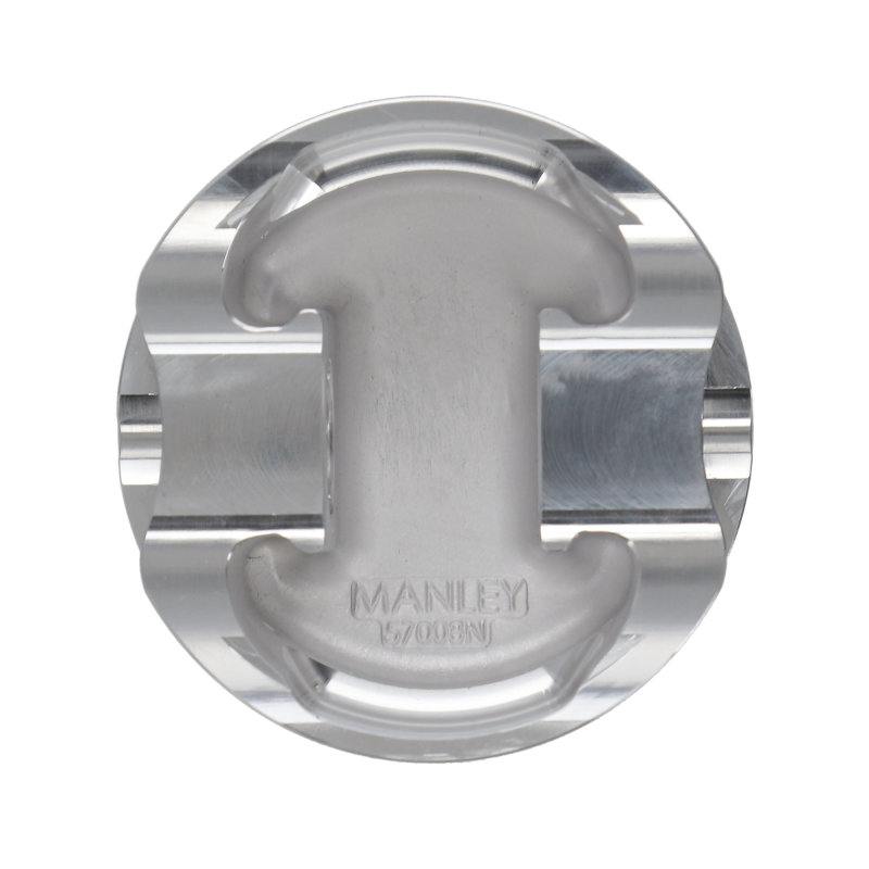 Ford Coyote Engine Piston Set - Manley Performance - 6.75cc Dish 3.672in Bore 12:1 CR 22mm Pin Platinum Ext Duty - `18-`27